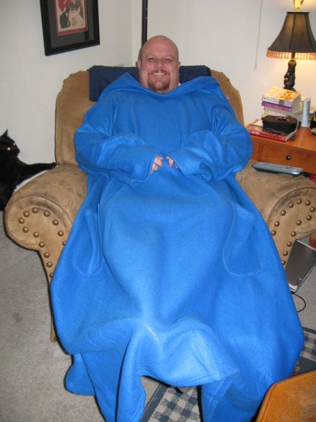 Rocking the Snuggie - literally