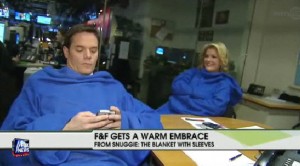 I am going to send a text message to my BFF's. I'm wearing a Snuggie!